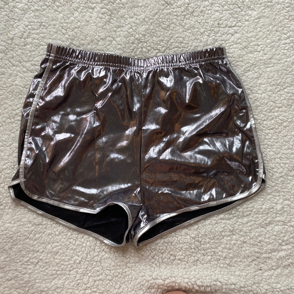 Silver Shorts/Booty Shorts